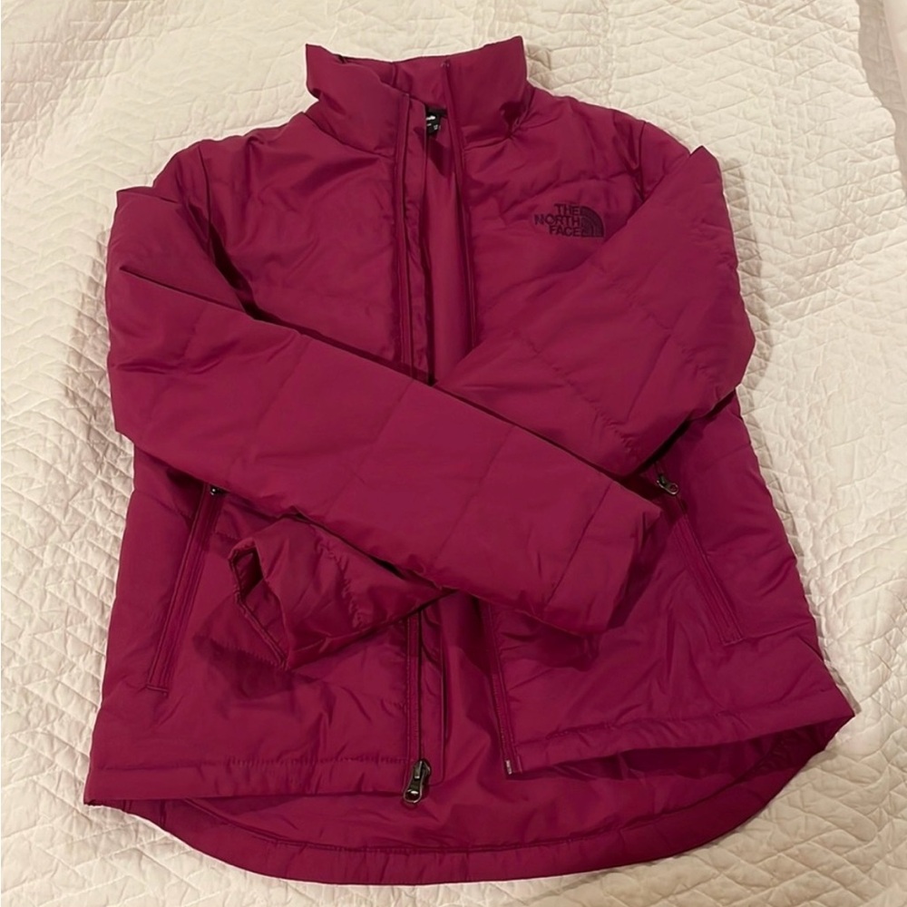 Magenta NorthFace coat XS